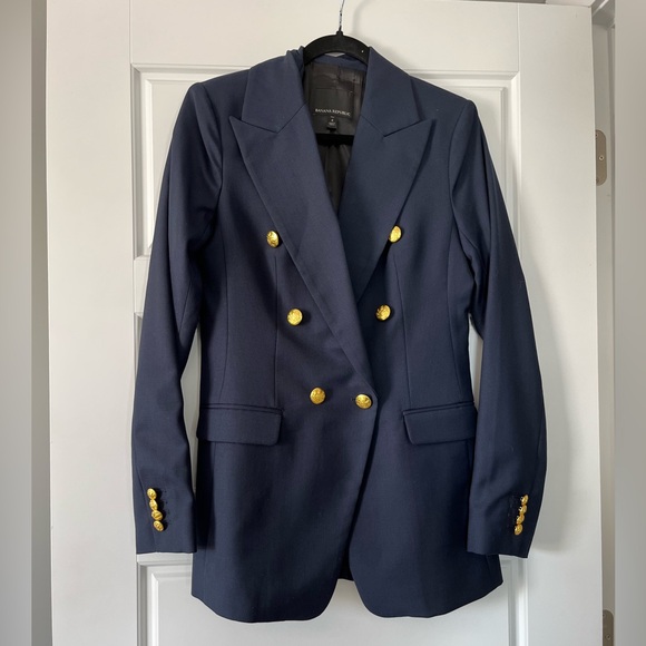 Banana Republic Double Breasted Captain’s Blazer (4 Tall) - Picture 7 of 15